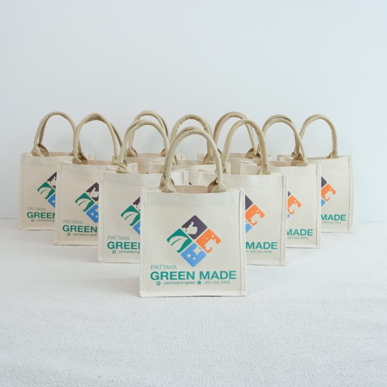 BGC0001S1 กระเป๋าแคนวาสสกรีนลาย - Image 1