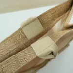 กระเป๋าผ้ากระสอบเจาะช่องใส PVC - Image 6