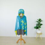 ผ้าห่มคลุมไหล่มีฮู้ดพิมพ์ลาย