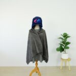 ผ้าห่มรักษ์โลกมีฮู้ดพิมพ์ลาย