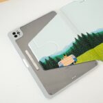 เคสไอแพดหมุนได้เก็บคีย์บอร์ดได้ - Image 11