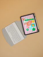 เคสไอแพดหมุนได้เก็บคีย์บอร์ดได้ - Image 17