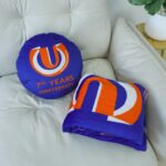 หมอนผ้าห่มทรงกลมพิมพ์ลาย - Image 3