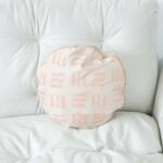 หมอนผ้าห่มแบบซิปทรงกลมพิมพ์ลาย