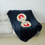 หมอนผ้าห่มรักษ์โลกแบบซิปทรงกลมพิมพ์ลาย - Image 2