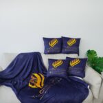 หมอนผ้าห่มทรงสี่เหลี่ยมพิมพ์ลาย