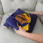 หมอนผ้าห่มทรงสี่เหลี่ยมพิมพ์ลาย - Image 5