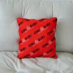 หมอนผ้าห่มรักษ์โลกแบบซิปทรงสี่เหลี่ยมพิมพ์ลาย