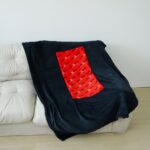 หมอนผ้าห่มรักษ์โลกแบบซิปทรงสี่เหลี่ยมพิมพ์ลาย - Image 2