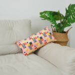 หมอนอิงทรงสี่เหลี่ยมพิมพ์ลายผืนผ้า