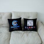 หมอนอิงทรงสี่เหลี่ยมพิมพ์ลาย