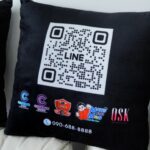 หมอนอิงทรงสี่เหลี่ยมพิมพ์ลาย - Image 3