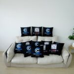 หมอนอิงทรงสี่เหลี่ยมพิมพ์ลาย - Image 4